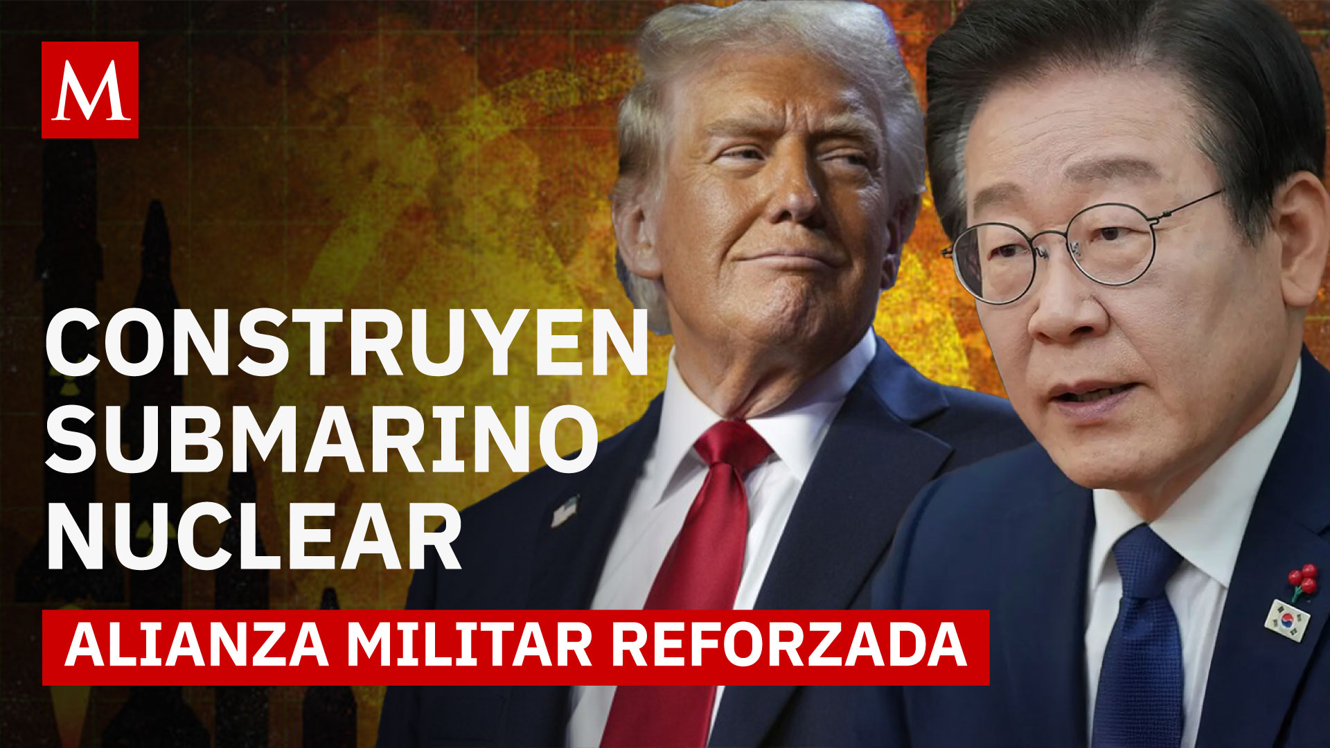 Trump confirma que Corea del Sur fabricará submarino nuclear con apoyo estadounidense
