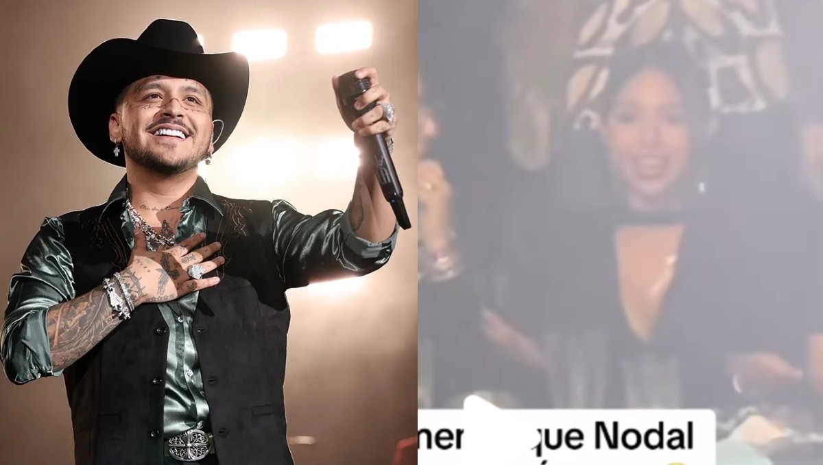 Captan supuesto rechazo de Christian Nodal a Ángela Aguilar | Especial