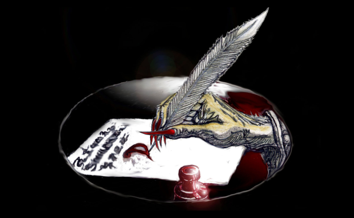 El escritor José Agustín no fue un vampiro pero sí, por lo menos, criatura de la noche. (Ilustración: José Agustín Ramírez Bermúdez)