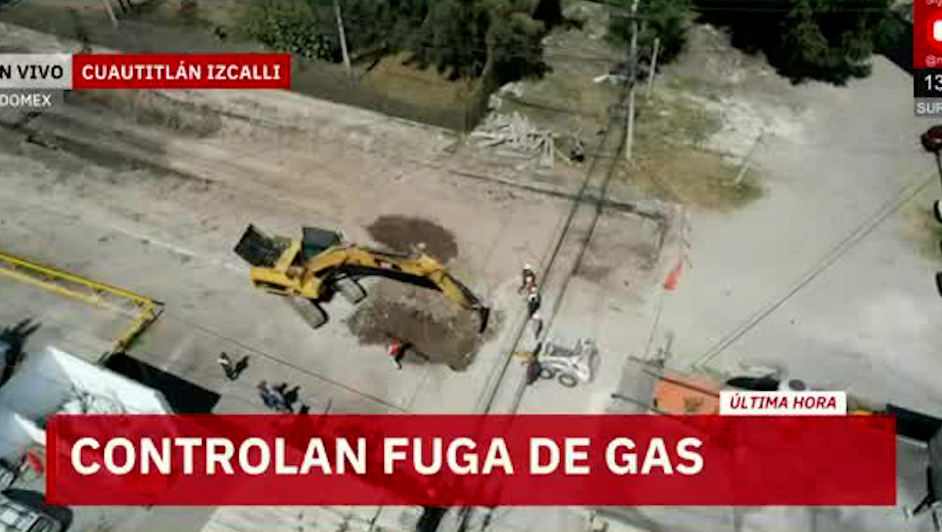 ULTIMA HORA: Controlan Fuga de gas en Cuautitlán Izcalli, Edomex
