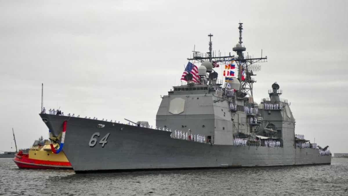 Así luce el crucero lanzamisiles USS Gettysburg (CG-64). | Especial