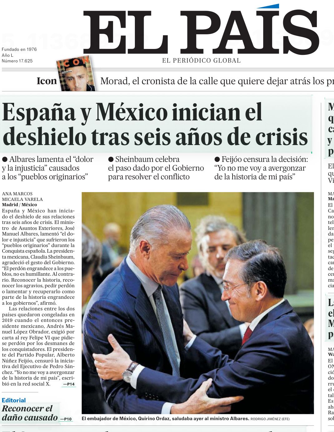 Las relaciones quedaron congeladas cuando AMLO exigió por carta al rey Felipe VI que pidiera perdón por la Conquista.