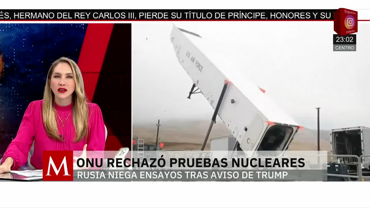 Rusia y la ONU critican el uso de armas nucleares de EU | Paola Barquet, 30 de octubre de 2025