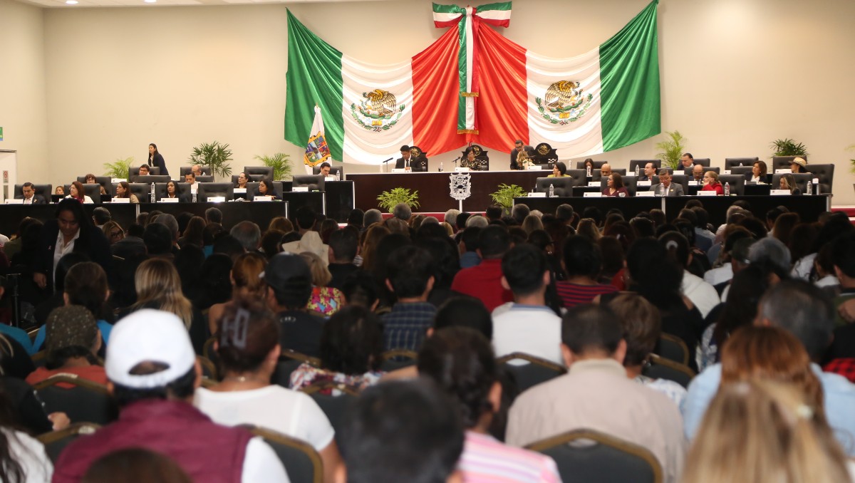 Sesión itinerante del Congreso de Tamaulipas. (Yazmín Sánchez)