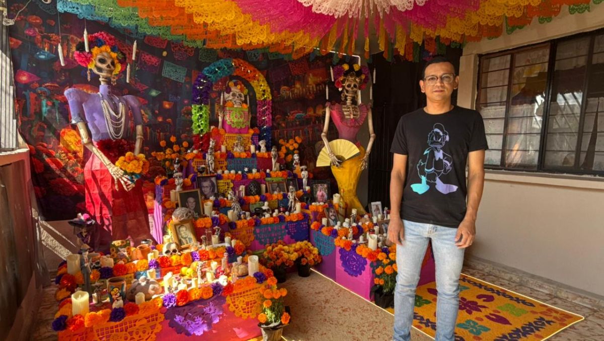 El altar es preparado con un mes de anticipación por la familia Amaton. | Fernanda Pérez