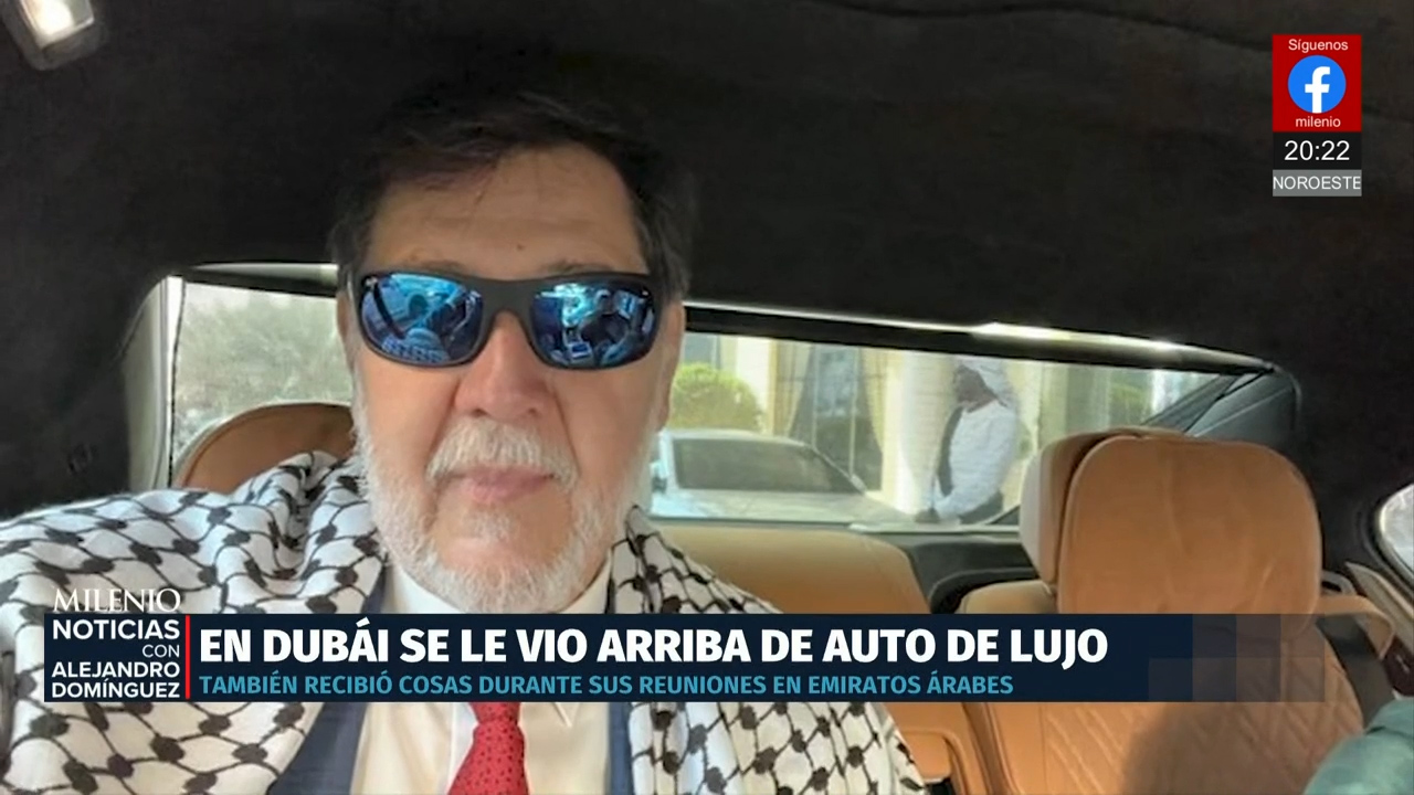 Fernández Noroña terminó su viaje en Palestina, fue captado en España