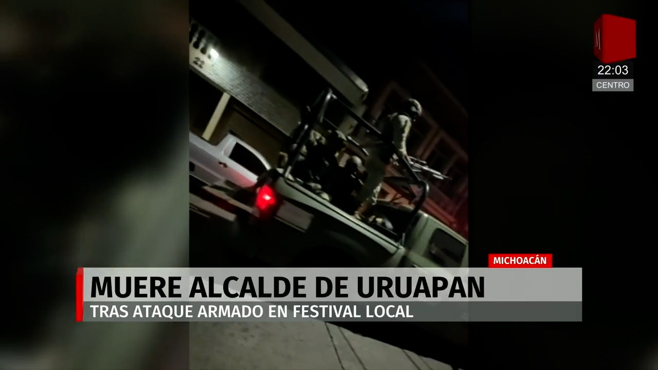 Festival de las Velas termina en tragedia con el asesinato del alcalde de Uruapan