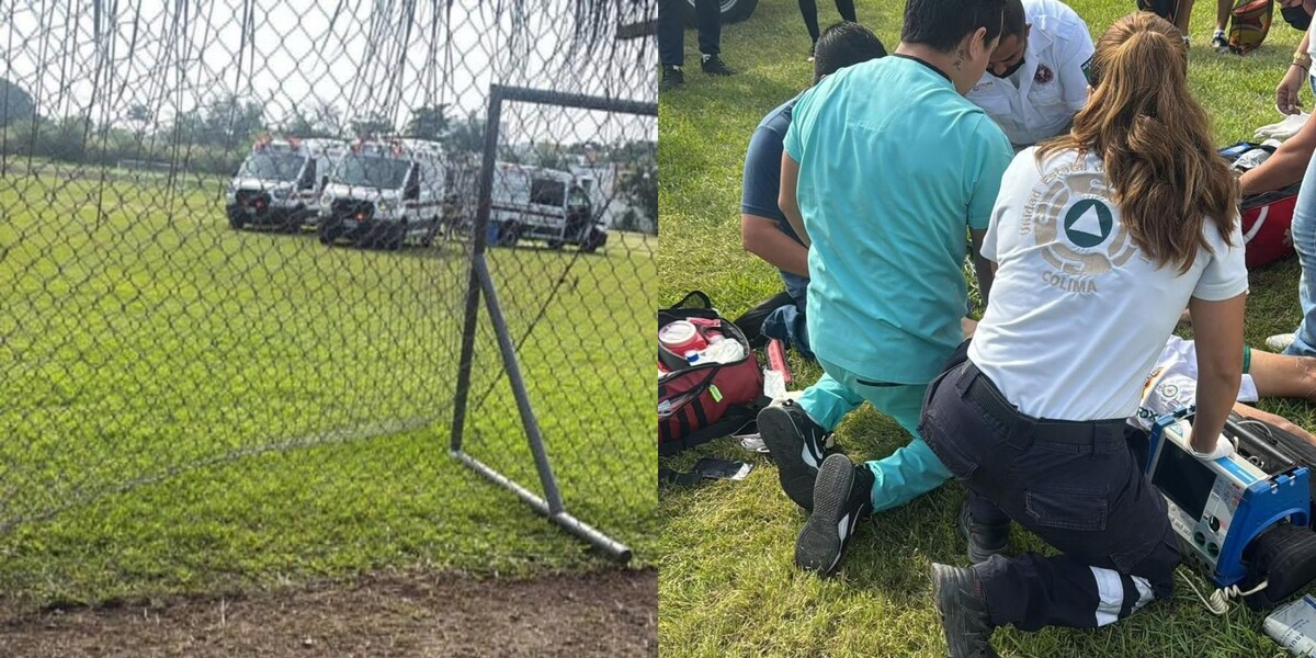 Personal de emergencias le brindó auxilio con uso de un desfibrilador. | Foto: Especial