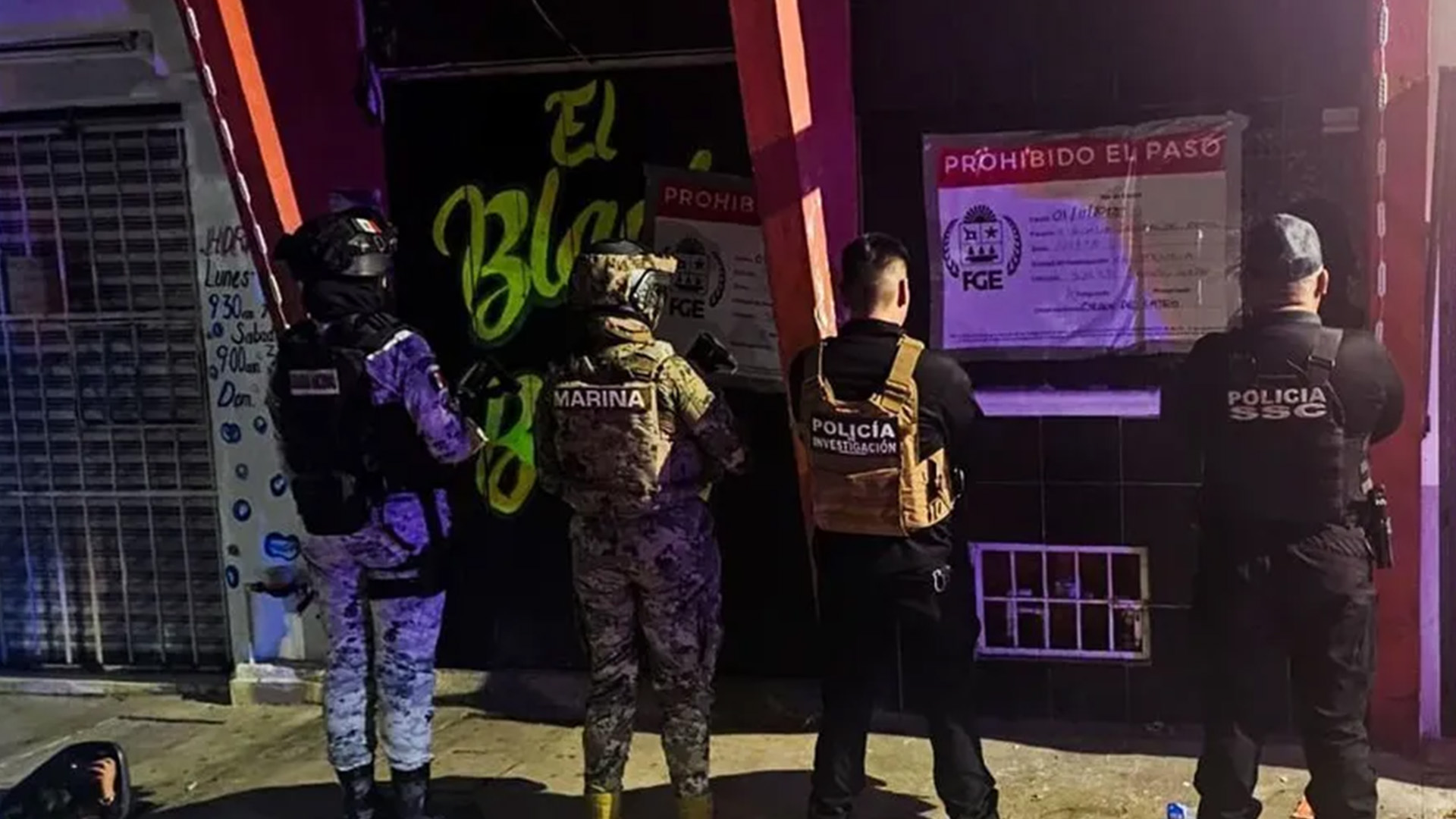 En Cancún, catean un bar y rescatan a 14 mujeres presuntamente víctimas de trata de personas