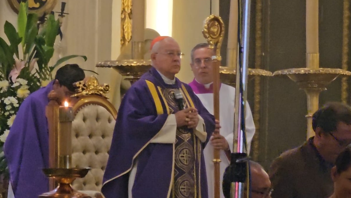 El cardenal ofició la tradicional misa dominical en la Catedral de Guadalajara (Foto: Juan Carlos Munguía)