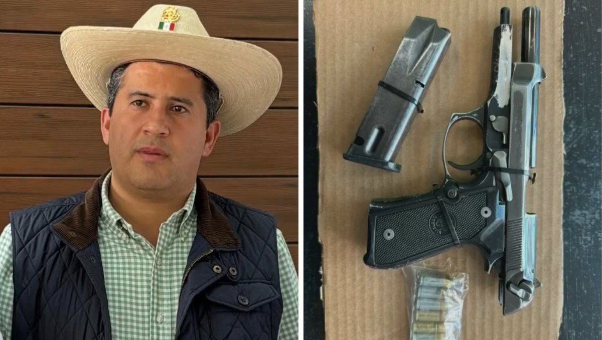 Carlos Manzo, presidente municipal de Uruapan, fue asesinado con una pistola calibre 9 mm. | Especial/Fiscalía de Michoacán