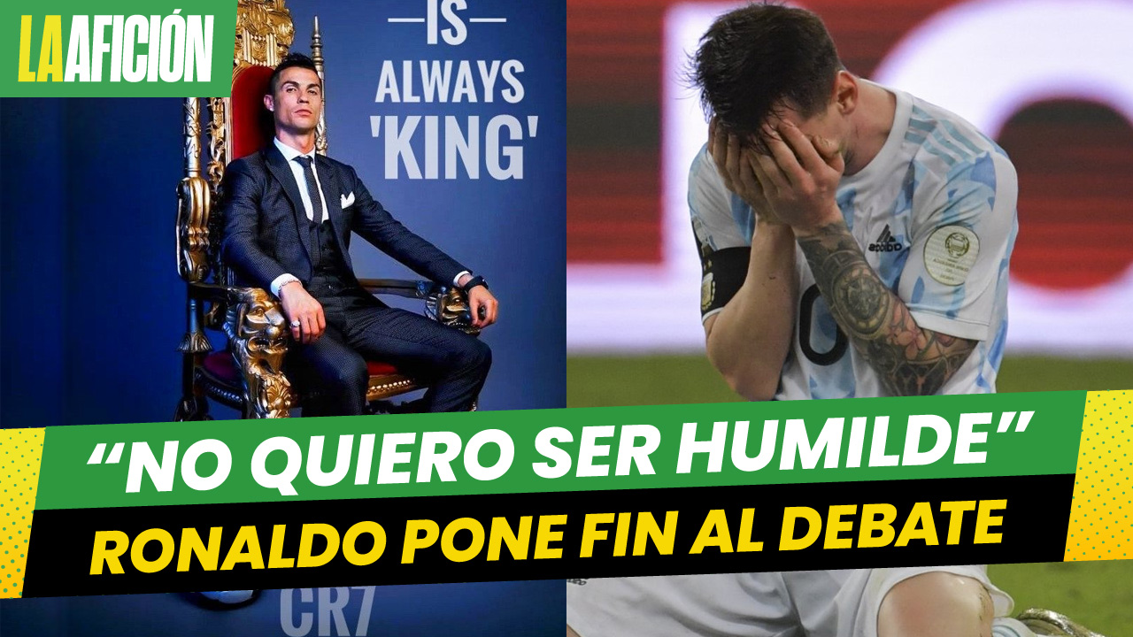 Cristiano Ronaldo responde sobre si Messi es mejor que él, esto fue lo que dijo: