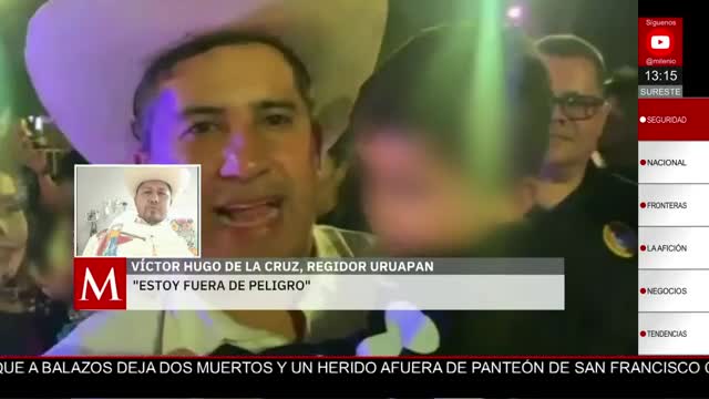 Entrevista con Víctor Hugo de la Cruz, regidor de Uruapan herido en atentado contra Carlos Manzo