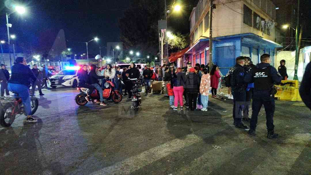 Hasta el momento no e reportan personas detenidas.