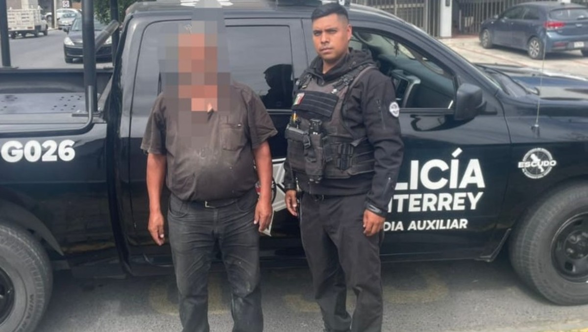 José Macario, de 65 años, explicó que llevaba varios días extraviado. Foto: Especial