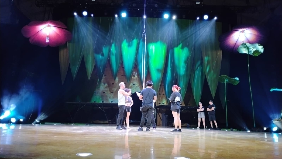 MILENIO pudo ingresar a los ensayos de la obra 'Ovo' (Foto: Martha Calvillo)