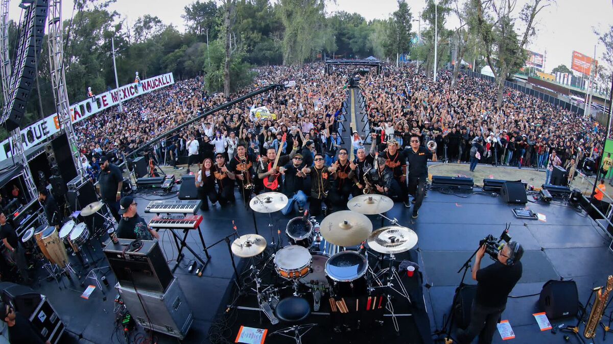 El público disfrutó de funciones de lucha libre y música rock en una jornada llena de energía en el oriente del Valle de México. | Especial