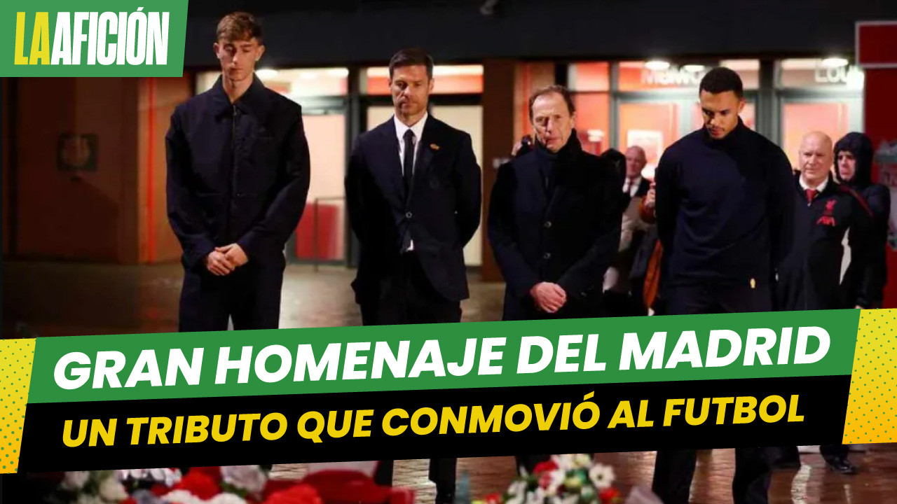 Real Madrid honra la memoria de Diogo Jota en Anfield antes de enfrentar al Liverpool