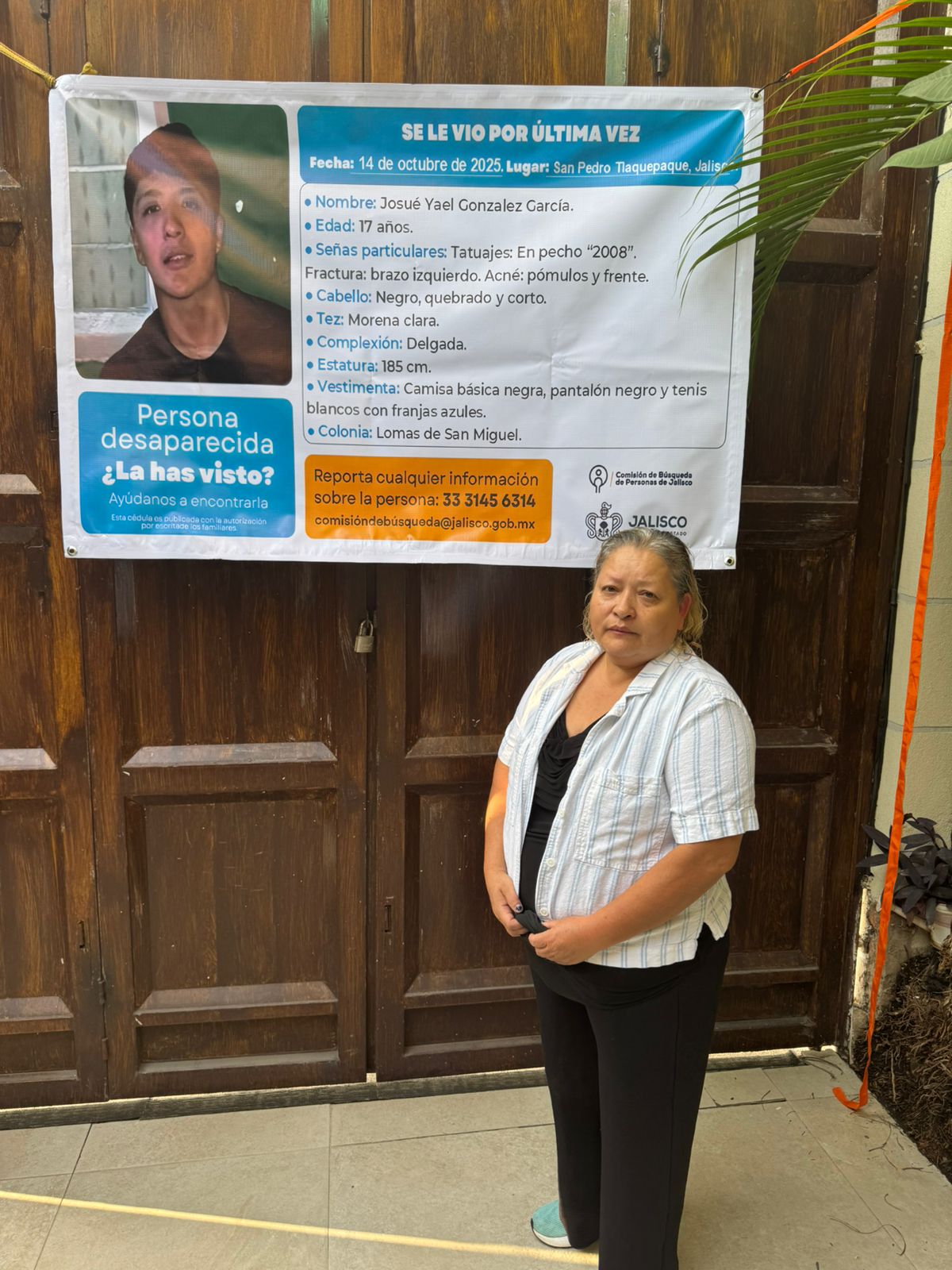 Yahel fue visto por última vez el 14 de octubre desde entonces su madre lo busca. (Diana Barajas)