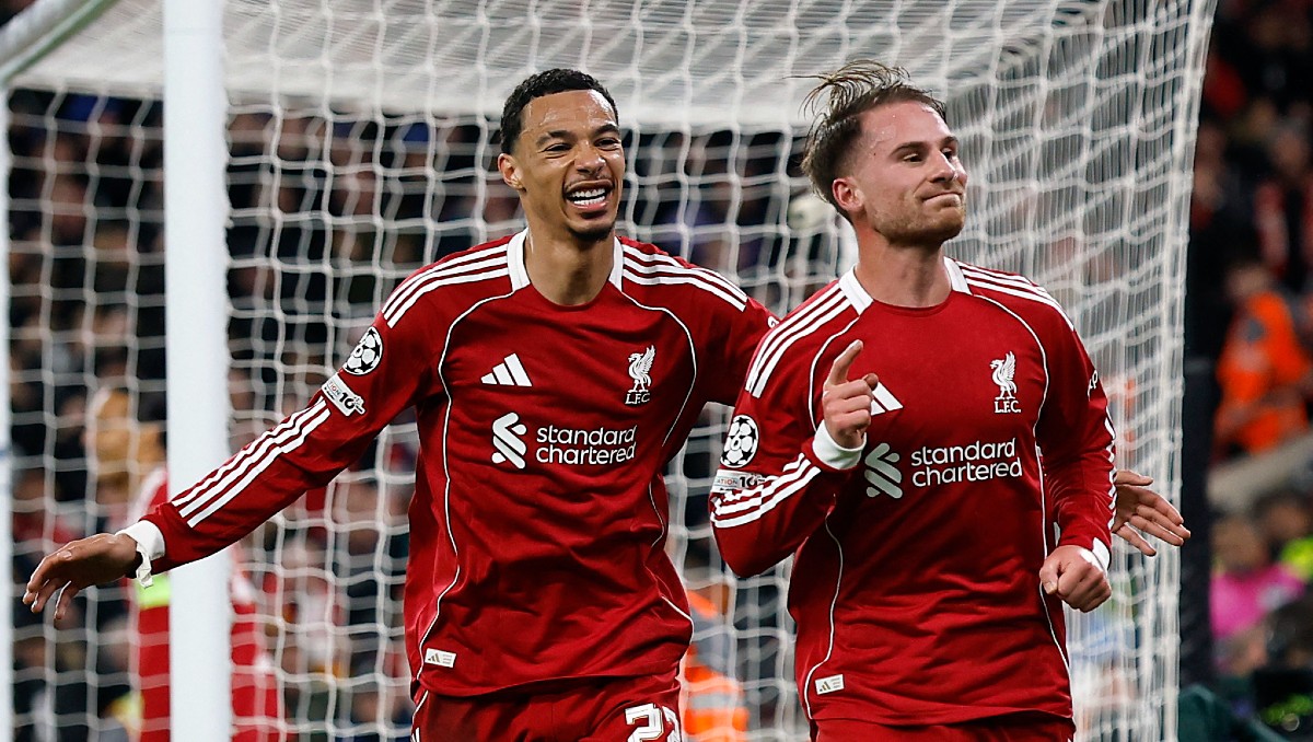 Alexis Mac Allister marcó el gol del triunfo para el Liverpool sobre el Real Madrid (Reuters)