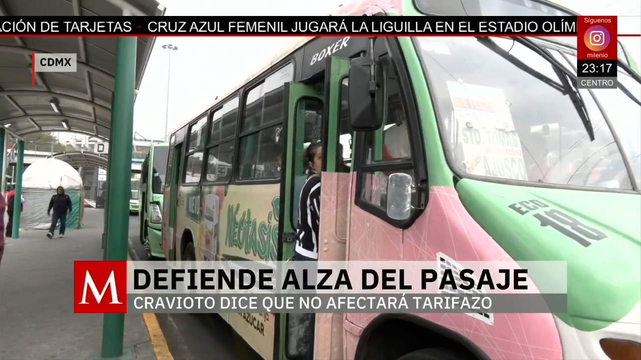 Aumento al transporte en CdMx no afectará a los ciudadanos, afirma Gobierno capitalino