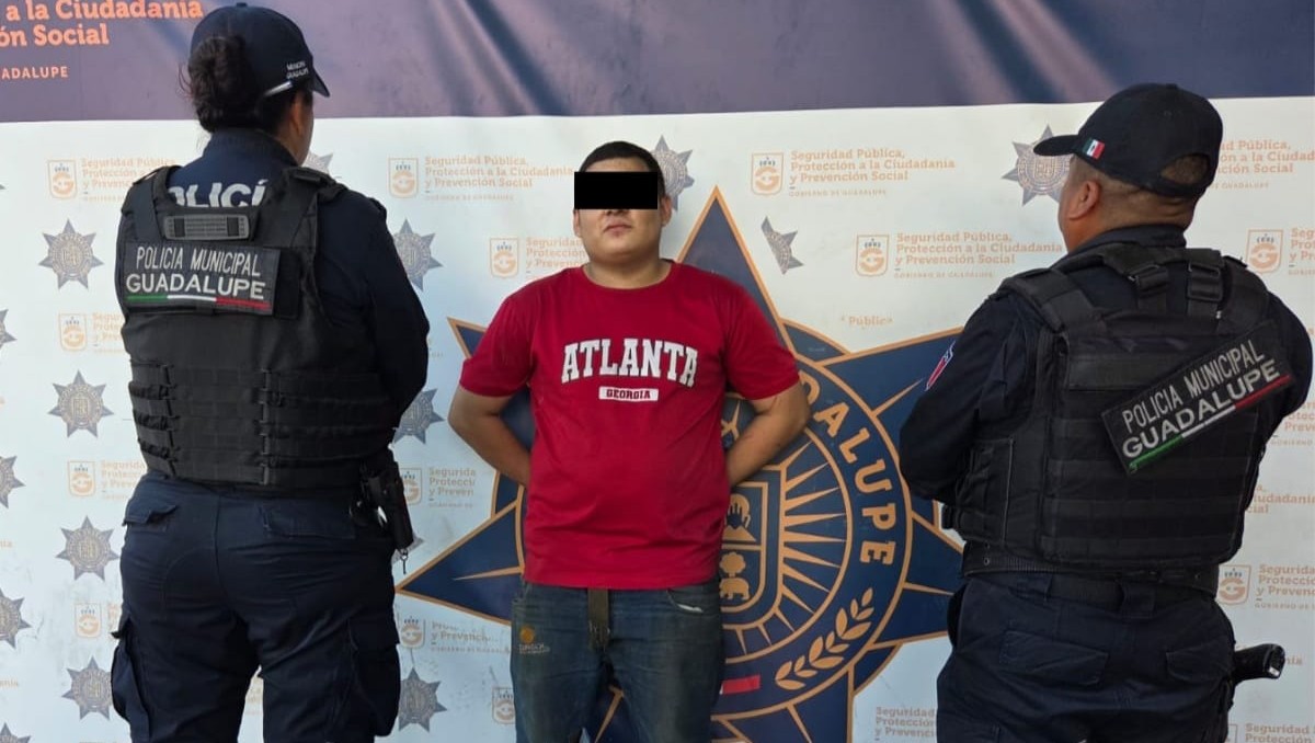 Christopher Osmar "N", de 24 años, aparentemente estaba intoxicado. Foto: Especial