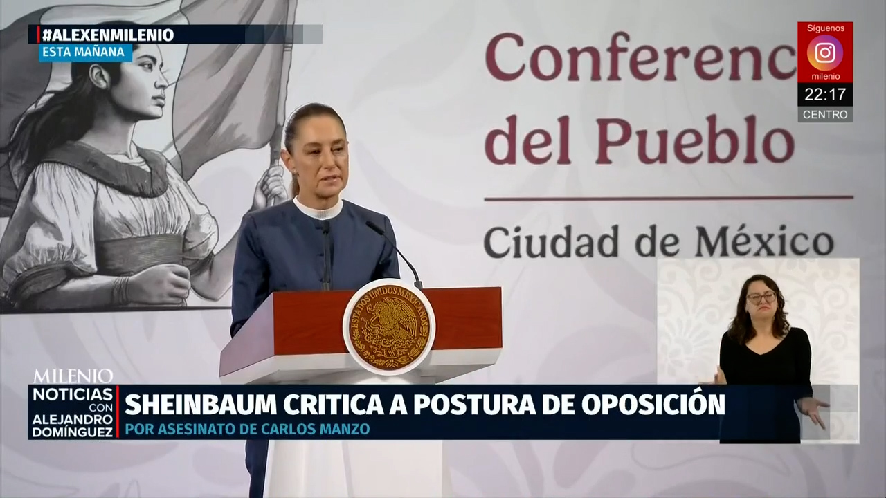Claudia Sheinbaum responsabiliza a gobiernos pasados por la violencia en Michoacán
