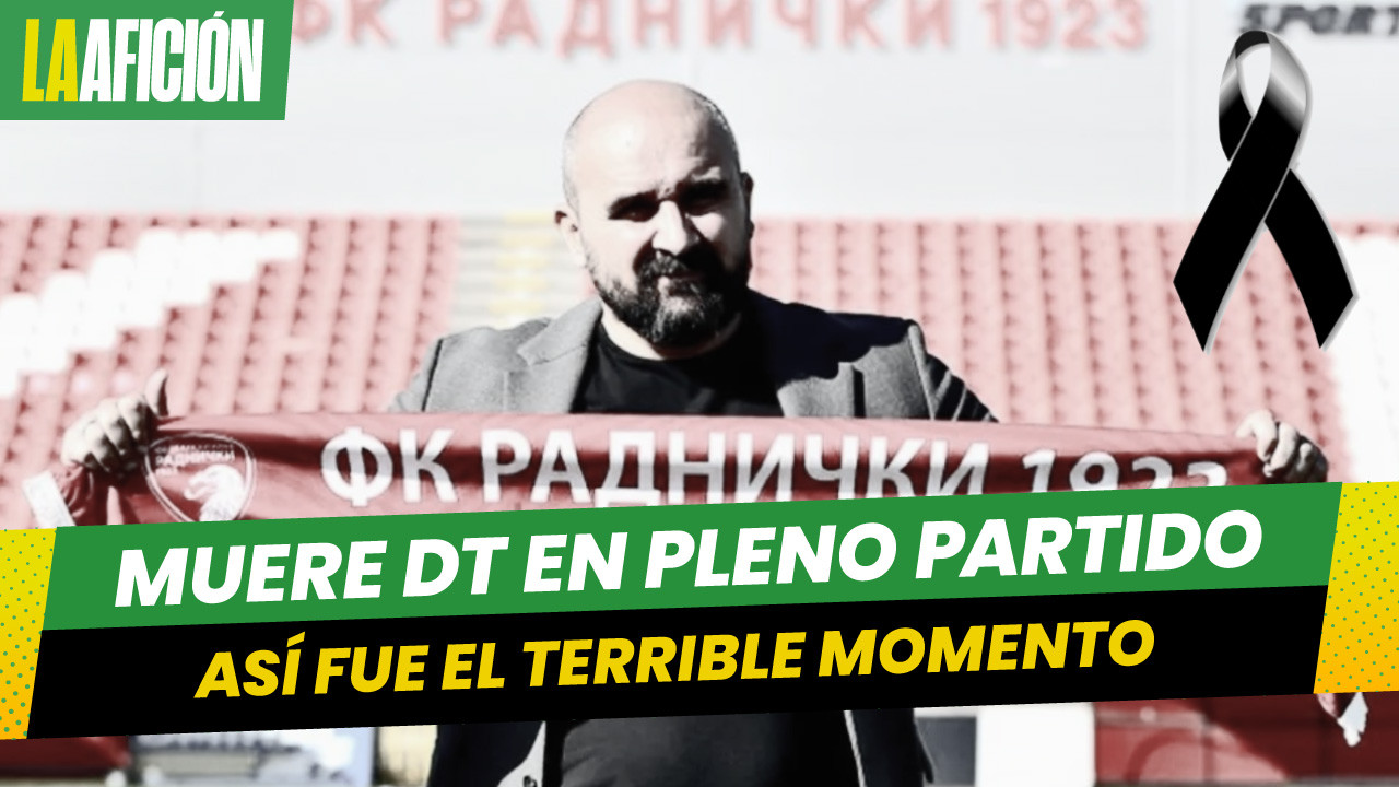 Entrenador Mladen Zizovic muere tras sufrir un infarto en pleno partido; los jugadores se derrumbaron tras enterarse de la noticia