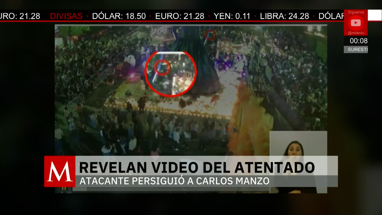 Fiscalía revela video del asesinato de Carlos Manzo y señala a un menor como responsable