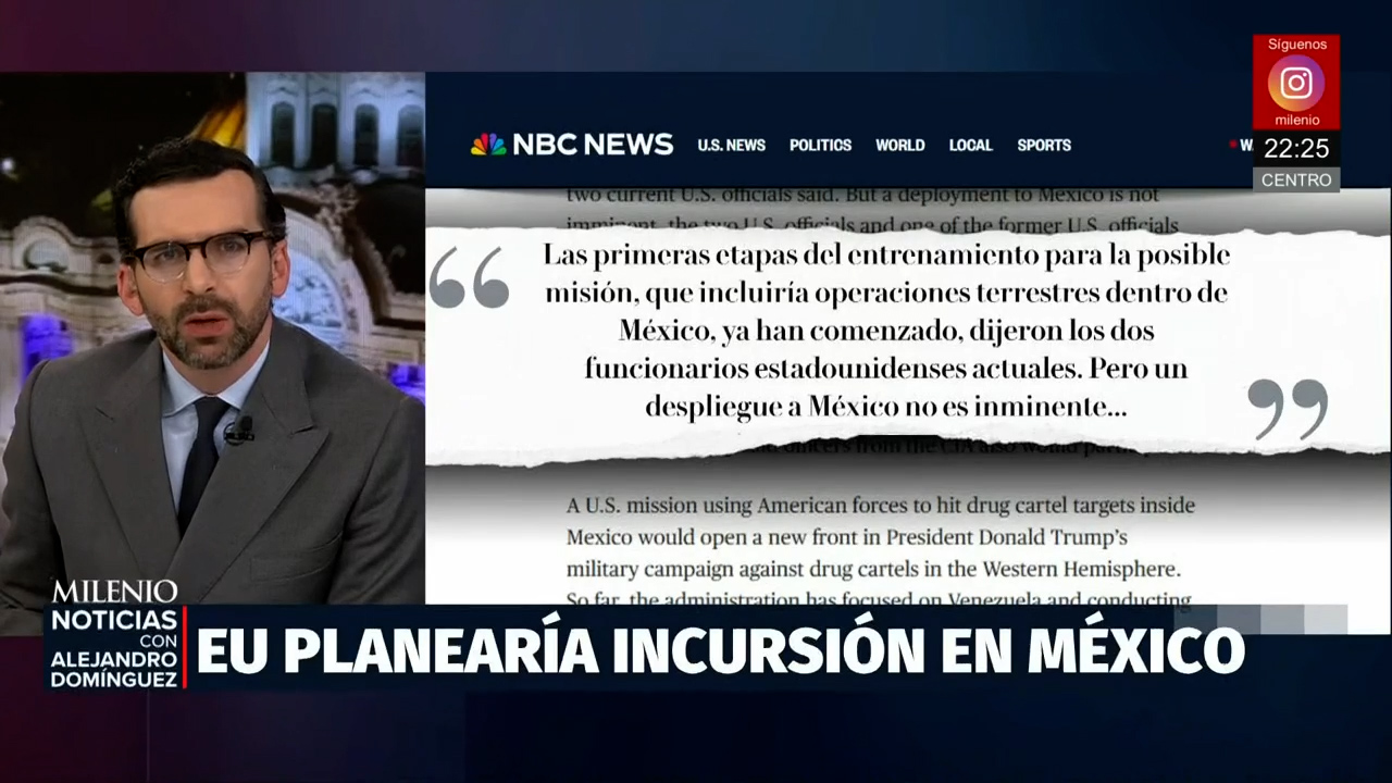 Gobierno de Trump prepara operación con drones contra cárteles en México según NBC News