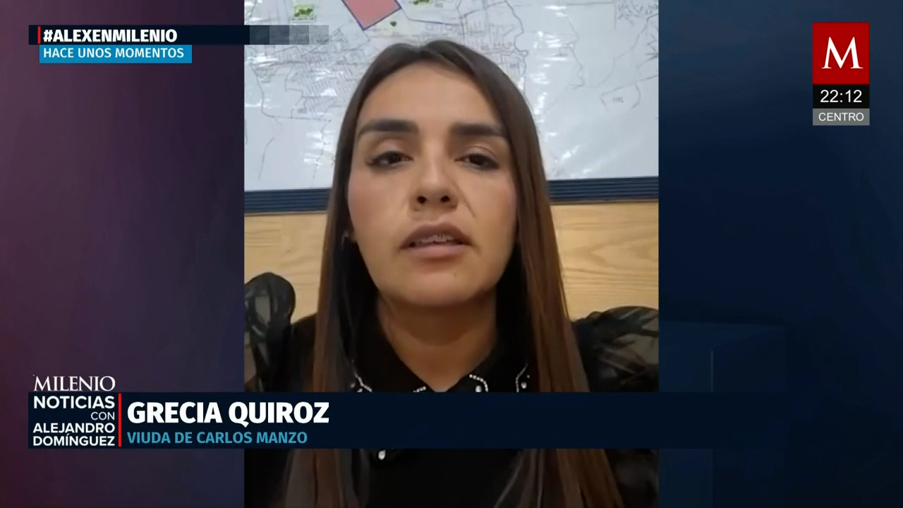 Grecia Quiroz, viuda de Carlos Manzo pide manifestaciones pacíficas en Apatzingán