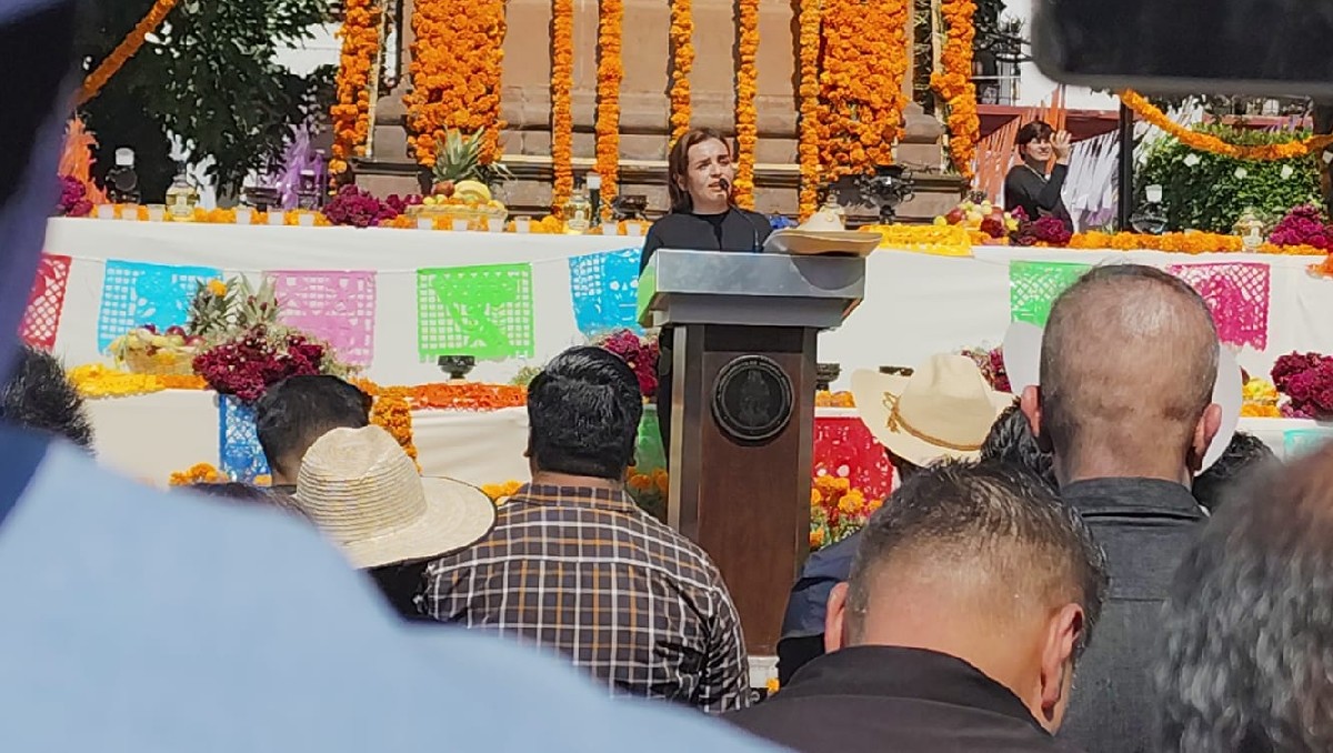 Grecia Quiroz, viuda de Carlos Manzo.  | César Cabrera