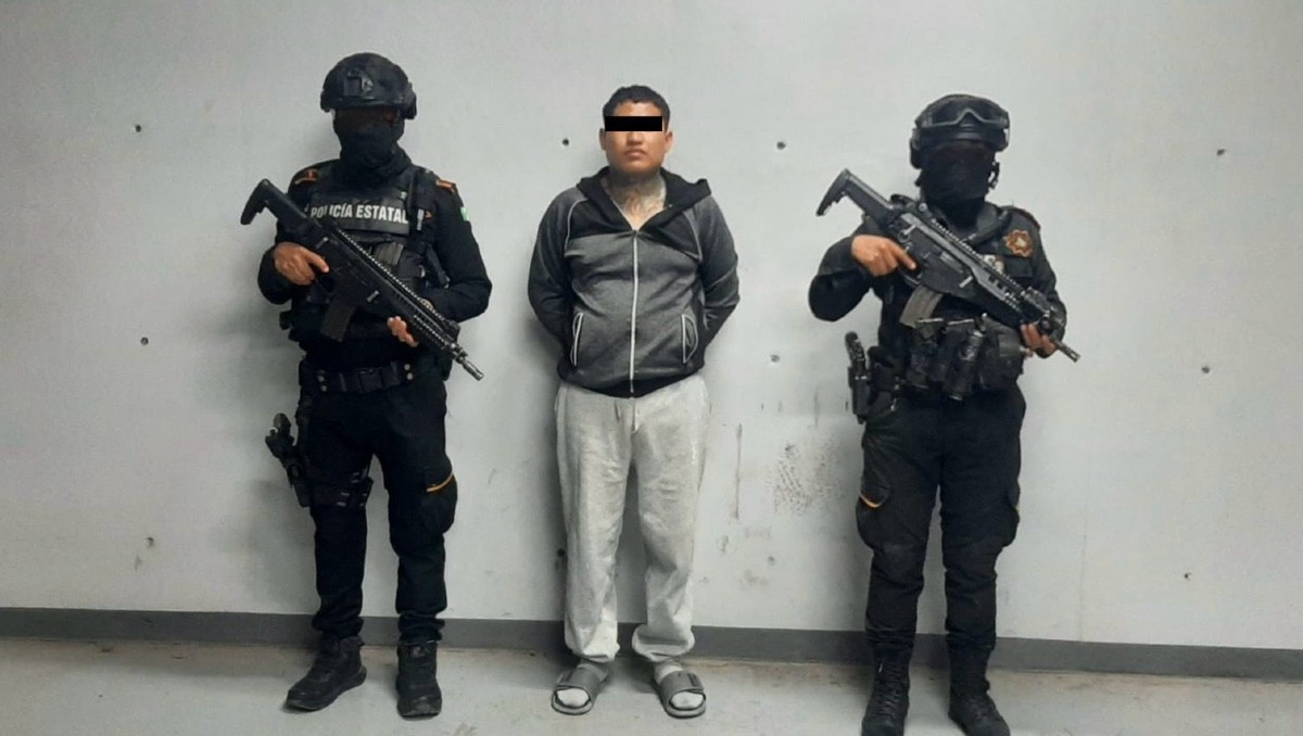 Javier, de 21 años de edad, fue capturado en Apodaca. Foto: Especial