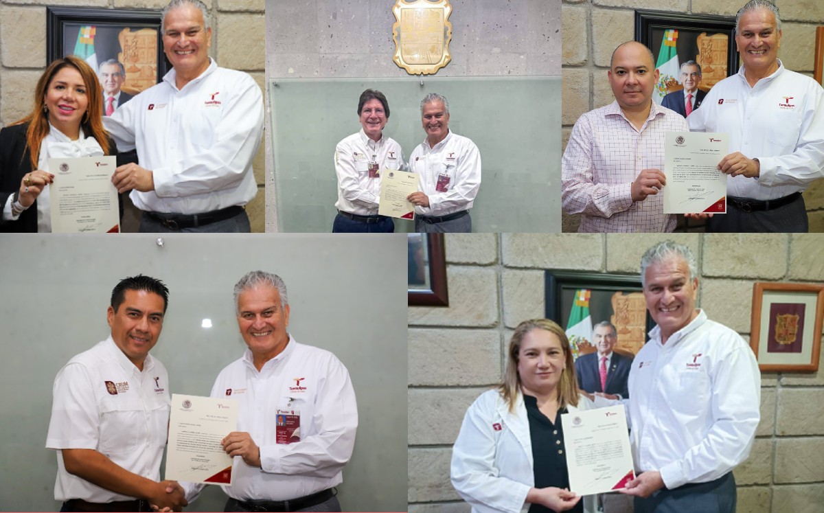 Joel Hernández hace entrega de reconocimientos. | SST