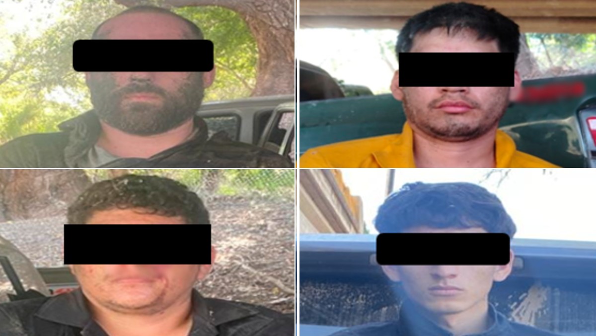 Cuatro personas fueron detenidas con armas largas en Sinaloa. | Especial