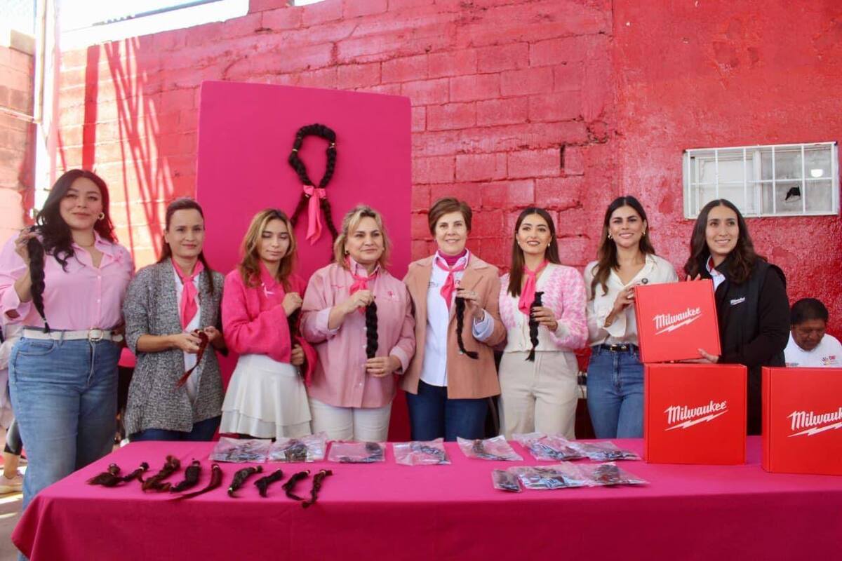 Selina Bremer encabezó el cierre oficial de la campaña “DIF Rosa”. | Especial