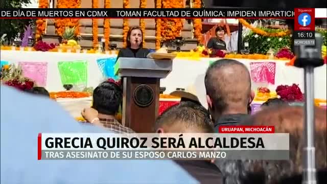 Viuda de Carlos Manzo tomará la presidencia de Uruapan | Rodrigo Rico, 4 de noviembre de 2025