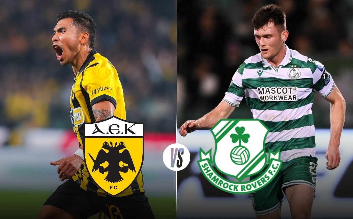 ¿Dónde ver AEK Atenas vs Shamrock Rovers? Partido HOY de la Conference League (Instagram @aekfc_officia/@shamrockroversofficial)
