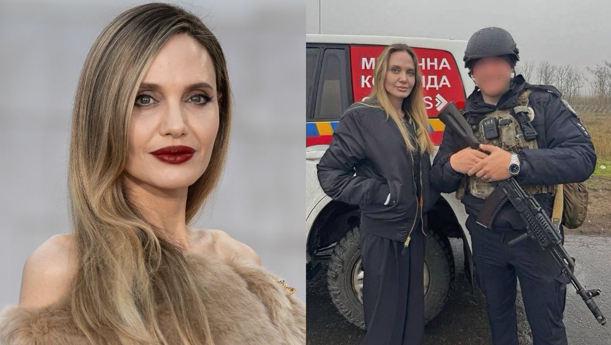 Angelina Jolie es detenida en Ucrania durante su visita a Jersón