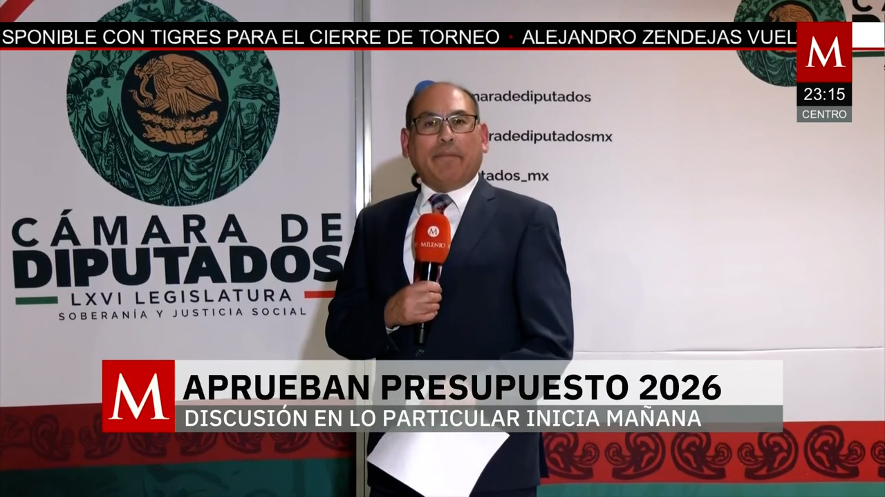 Cámara de Diputados aprueba sin cambios el Presupuesto de Egresos 2026