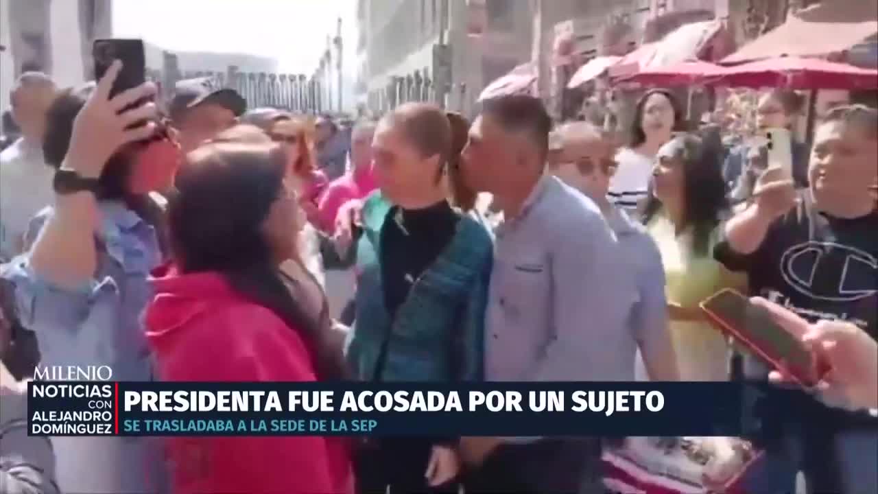 Captan acoso a Sheinbaum en el Centro Histórico | Alejandro Domínguez, 4 de noviembre de 2025