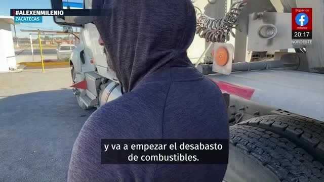 Choferes de combustible temen circular por Zacatecas ante ola de asaltos