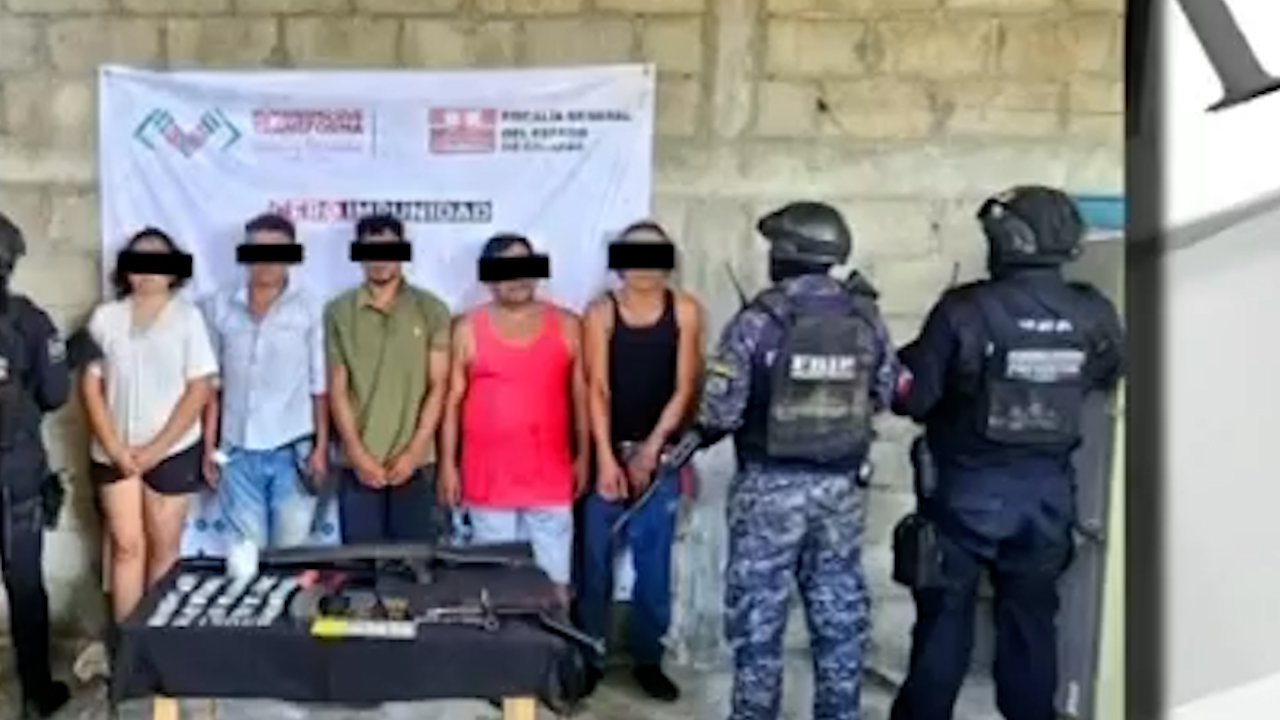 Detienen a 5 presuntos integrantes del CJNG en Chiapas