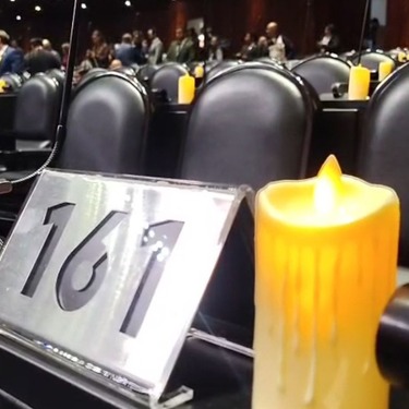 Gibrán Ramírez, arengó “¡Viva Carlos Manzo!