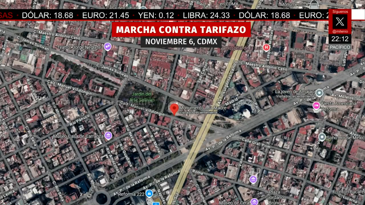 Marcha en CdMx para exigir tarifas justas tras aumento al transporte público