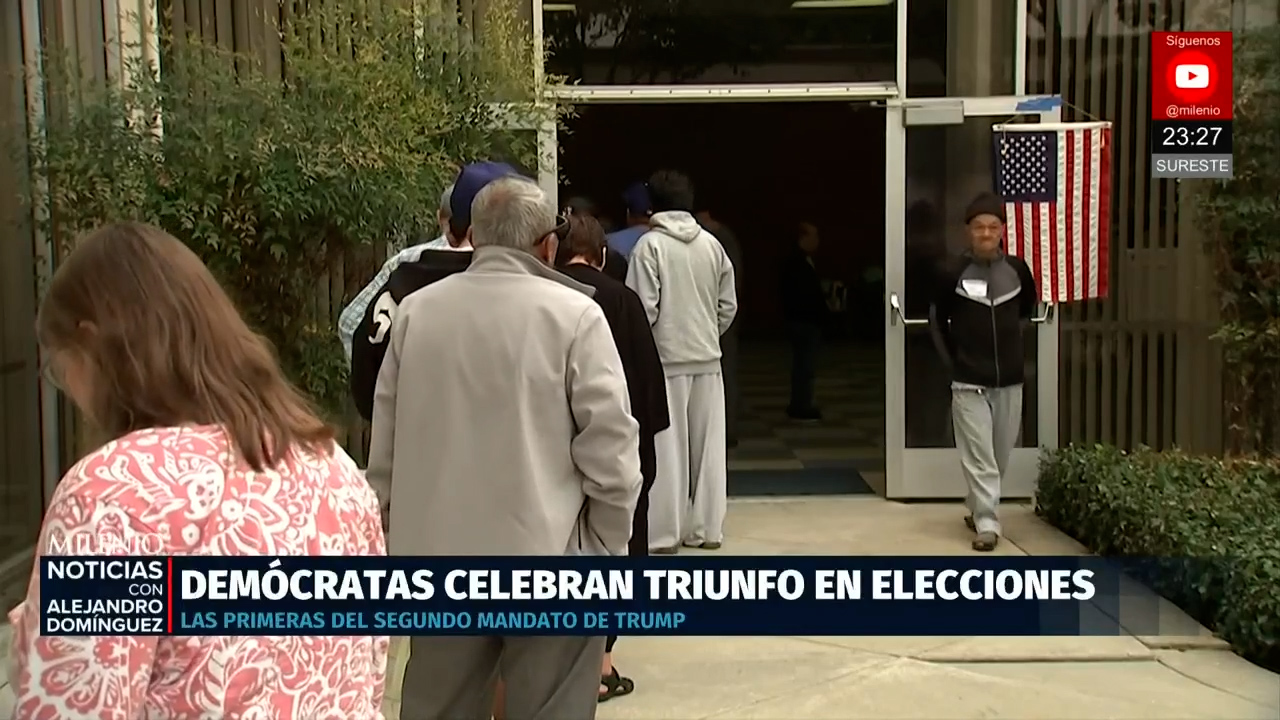 Noche triunfal para los demócratas con victorias en Nueva York, Nueva Jersey y Virginia