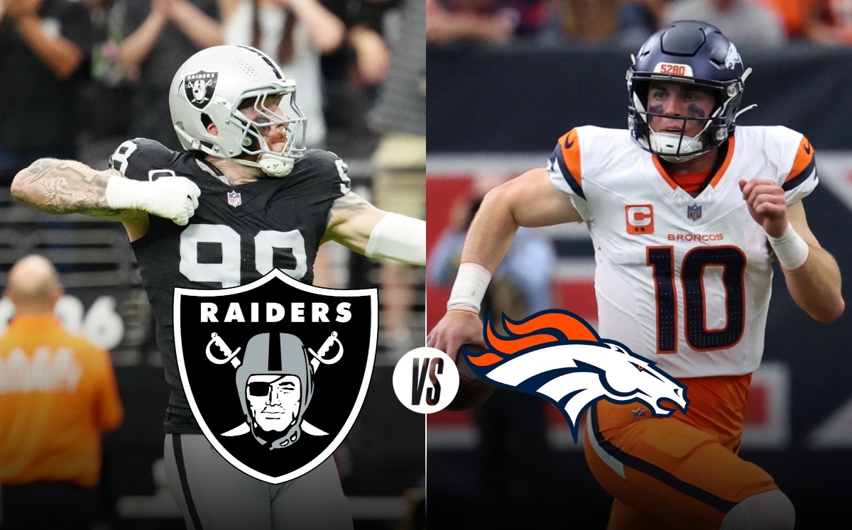 ¿Dónde ver Raiders vs Broncos? | Partido HOY de la semana 10 de la NFL (Reuters)