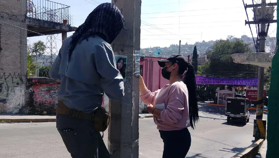 Realizan nueva búsqueda colectiva de Kimberly Moya en Naucalpan con apoyo de autoridades