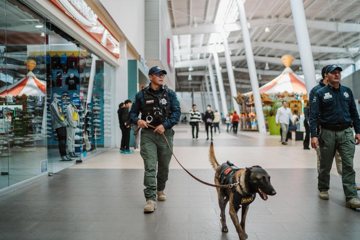 Recorridos de seguridad en plazas de Pachuca. (Cortesía)