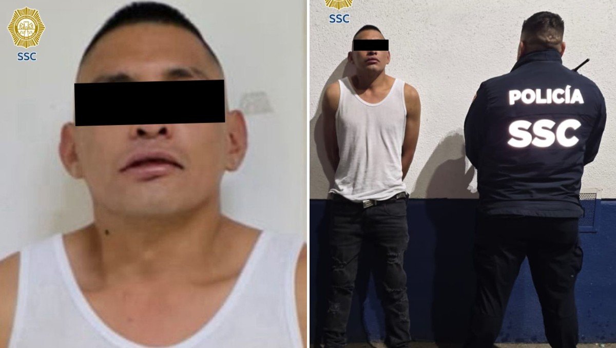 Urial 'N' fue detenido por acosar a la presidenta Claudia Sheinbaum en la Ciudad de México. | SSC